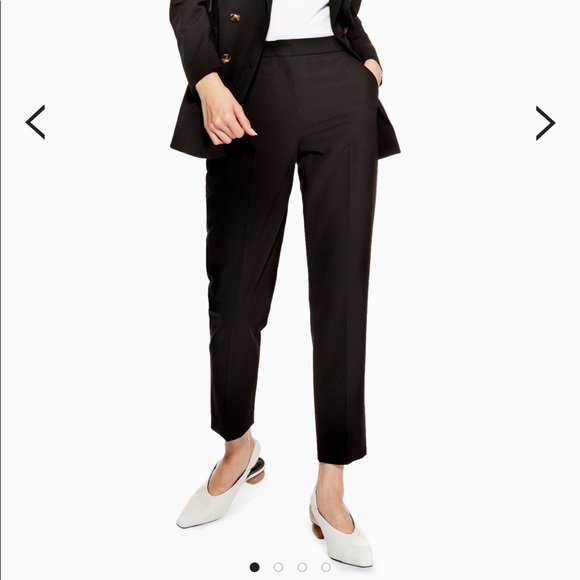 Topshop Pants - Topshop Black Cigarette Trouser - Short